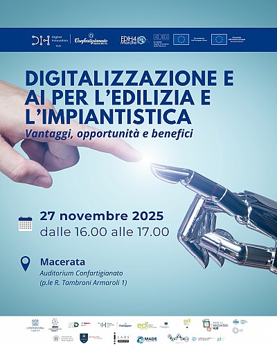 Digitalizzazione e AI per l’edilizia e l’impiantistica 